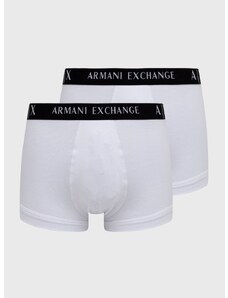 Боксерки Armani Exchange (2 чифта) мъжки в бяло