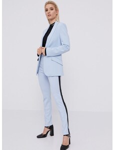 Панталон Karl Lagerfeld с кройка по тялото, със стандартна талия