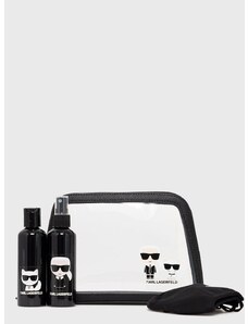 Karl Lagerfeld - Комплект за пътуване - козметична чанта, маска и две бутилки