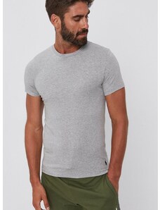Тениска Polo Ralph Lauren (2 броя) мъжка в сиво с изчистен дизайн 714835960003