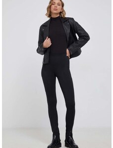 Клин Calvin Klein дамски в черно с изчистен дизайн