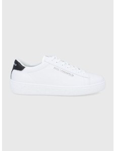 Кожени обувки Karl Lagerfeld Kupsole Iii в бяло