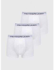 Боксерки Polo Ralph Lauren (3 чифта) мъжки в бяло 714835885001