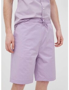 Къси панталони HUGO мъжко в лилаво