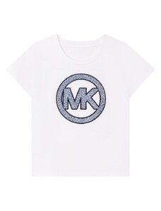 Детска памучна тениска Michael Kors в тъмносиньо