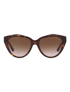 Слънчеви очила Emporio Armani дамски в кафяво