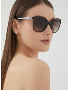 Слънчеви очила Guess дамски в кафяво GU7748_6052F