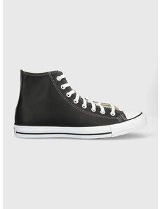 Кожени туристически обувки Converse Chuck Taylor All Star в черно