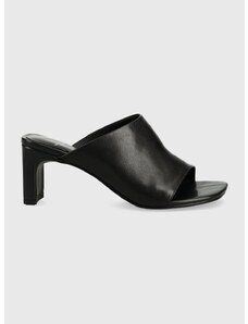 Кожени чехли Vagabond Shoemakers Luisa в черно с висок ток 5312-201-20