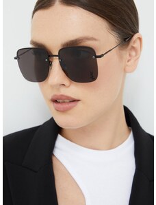 Слънчеви очила Saint Laurent в черно