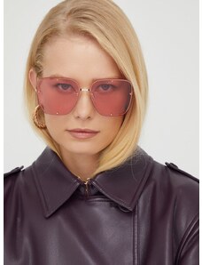 Слънчеви очила Alexander McQueen в розово