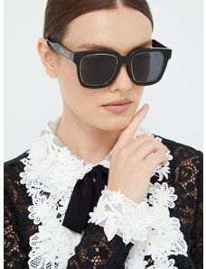 Слънчеви очила Gucci в черно