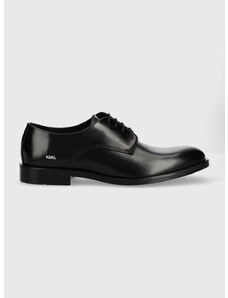 Кожени половинки обувки Karl Lagerfeld Urano Iv в черно