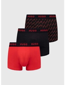 Боксерки HUGO (3 броя) в червено 50480170