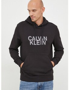 Суичър Calvin Klein в черно с изчистен дизайн