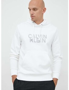 Суичър Calvin Klein в бяло с изчистен дизайн