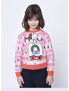 Детски пуловер Marc Jacobs в розово