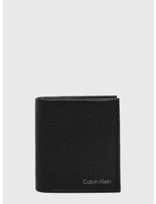 Кожен портфейл Calvin Klein мъжки в черно K50K509998