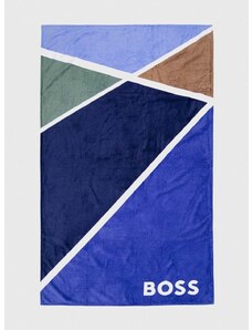 Памучна кърпа BOSS в синьо