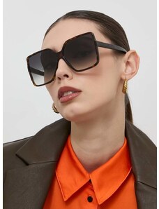 Слънчеви очила Saint Laurent Betty в сиво