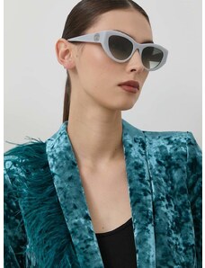 Слънчеви очила Alexander McQueen AM0377S в сиво