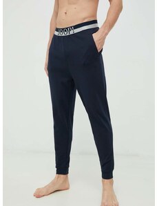 Домашен спортен панталон от памук Joop! в тъмносиньо с изчистен дизайн