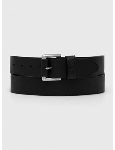 Кожен колан Polo Ralph Lauren Мъжки в черно