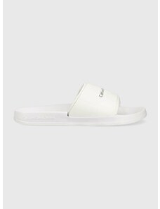 Чехли Calvin Klein Jeans SLIDE MONOGRAM TPU в бяло YM0YM00361