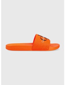Чехли Calvin Klein Jeans SLIDE MONOGRAM CO в оранжево YM0YM00061