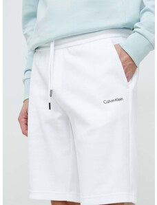 Къс панталон Calvin Klein в бяло K10K111208