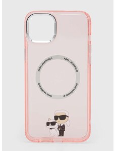 Кейс за телефон Karl Lagerfeld iPhone 14 Plus 6,7'' в розово