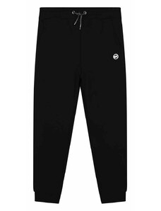 Детски памучен спортен панталон Michael Kors в черно с изчистен дизайн