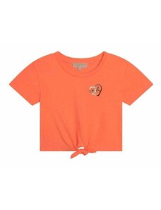 Детска тениска Michael Kors в оранжево