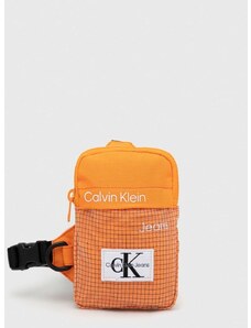 Чанта през рамо Calvin Klein Jeans в оранжево