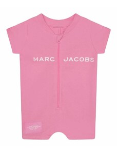 Бебешки памучен къс гащеризон Marc Jacobs