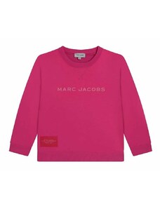 Детски суичър Marc Jacobs в лилаво с принт
