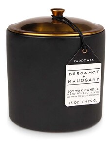 Ароматна соева свещ Paddywax Bergamot & Mahogony 425 g