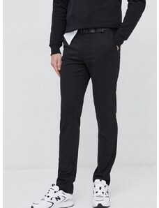 Панталон Calvin Klein в черно с кройка по тялото K10K110979