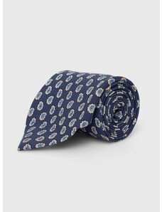 Копринена вратовръзка Polo Ralph Lauren в тъмносиньо
