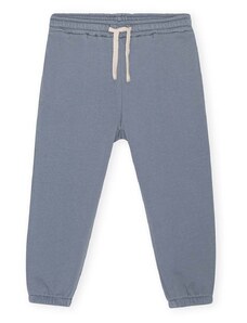 Детски спортен панталон Konges Sløjd в синьо с изчистен дизайн