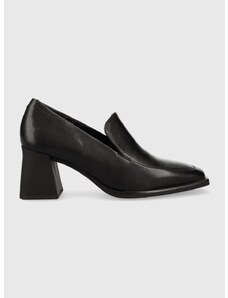 Кожени обувки с дебел ток Vagabond Shoemakers Hedda в черно с висок ток 5503.001.20