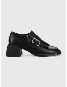 Кожени обувки с дебел ток Vagabond Shoemakers ANSIE в черно с висок ток 5545.201.20