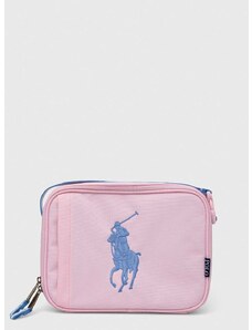 Детска чанта за обяд Polo Ralph Lauren в розово