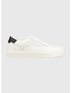 Маратонки Calvin Klein LOW TOP LACE UP KNIT в бяло HM0HM00922