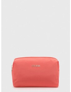 Козметична чанта Guess в розово