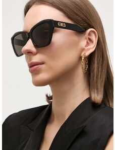 Слънчеви очила Balenciaga BB0273SA в черно