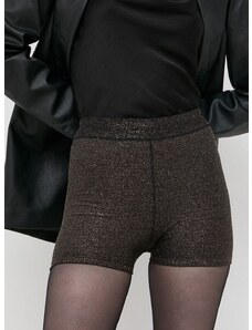 Къс панталон Guess в черно с изчистен дизайн със стандартна талия