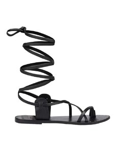 Кожени сандали Manebi Tie-Up Leather Sandals в черно L 7.0 Y0 K 1.9 P0