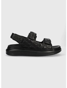 Кожени сандали Karl Lagerfeld KAPRI MENS в черно KL52503