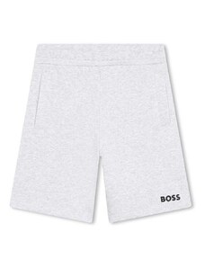 Детски къси панталони BOSS в сиво